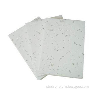 Asbestos Mineral Wool Ceiling Board , Honeycomb Ceiling Pan